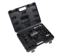 Focket Extracteur d'injecteur, Extracteur Pneumatique de Marteau Coulissant pour l'élimination de la Rouille, de Roulement Aveugle avec Kit Métallique de 21 Pièces pour l'entretien du Moteur