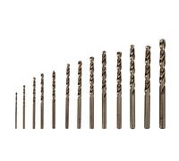 Focket Foret Hélicoïdal en Acier Rapide M35, Jeu de 13 Pièces au Cobalt,