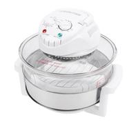 Focket Friteuse à Air Turbo en Verre 17 L, Four électrique 1 200 W 1 400 W avec Anneau D'expansion et Fenêtre Visible à 360 ° pour la Cuisson, la Rôtissoire, la Poêle à Frire dans (Prise UE 220V)