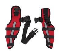 Focket Genouillère pour Chien, Attelle de Jambe Arrière Réglable en Néoprène pour Chien avec Bandes Réfléchissantes, Genouillères Antichoc pour Animaux de Compagnie pour L'arthrite, (L)