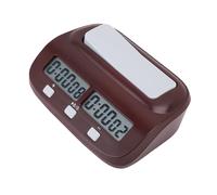 Focket Horloge D'échecs Numérique, Horloge D'échecs Timer D'échecs Professionnel Grand écran avec Délai de Retard de Sourdine, Portable du Jeu D'horloge D'échecs Numérique Portable