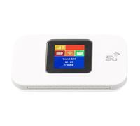 Focket Hotspot WiFi Mobile 4G LTE, Routeur Portable 150 Mbps avec Emplacement pour Carte SIM pour l'asie Support B1 3 5 7 8 20 40 Bandes, Appareil WiFi de Voyage pour Le Camping, Les Voyages (White)