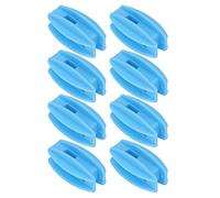 Focket Isolateur de Clôture électrique, Protection UV, Isolant de Poteau ABS Résistant aux Intempéries, Isolateurs de Clôture avec 100 Pièces d'isolation Solide pour Fil d'acier, Fil de Polyester,