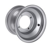 Focket Jante ATV 8 Pouces, 18 x 9.50-8 Jante ATV, Alliage d'aluminium, pièces de Rechange pour ATV, Go Karts, véhicules Tout-Terrain et quads (Quatre Trous (espacement des Trous: 110 mm / 4,33)