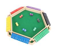 Focket Jeu de Dés Shut The Box, 2 à 6 Joueurs en Bois, Jeu de Dés Classique, Table de société, Jeux Mathématiques avec 12 pour Adultes et Enfants, pour Salle de Classe, Maison