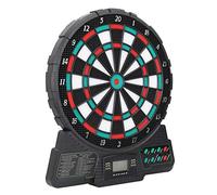 Focket Jeu de fléchettes électronique,Jeu de fléchettes numérique à Zone Cible de Score Automatique,avec écran LCD,Prise en jusqu'à 8 Joueurs,18 Jeux et 159 Options,pour Le