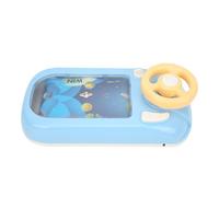 Focket Jouet de Volant, ABS Non Toxique, 4 Ventouses, Sons de Klaxon de Moteur Réalistes, Volant pour Enfants, Jouet de Conduite pour Tout-Petits avec Tableau de Bord Interactif, Jeu de Simulation