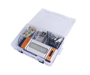 Focket Kit de Carte de Développement de Microcontrôleur R3, Kit de Démarrage de Jeu de Boutons de Film 4x4 de Mise à Niveau RF, électronique pour Débutants avec Divers Composants et Boîte de