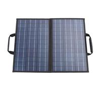 Focket Kit de Panneau Solaire Portable 80W, Chargeur Solaire Pliable avec Un Ajustement d'angle Clamp/Holder de Batterie du Compteur, pour la Tablette de Téléphone Utilisation Extérieure