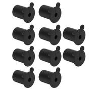 Focket Kit de Routage des Câbles, œillets Muraux en Silicone 10pcs pour Câbles Ethernet avec une compatibilité de 1 Pouce pour les Applications de Lien de Pointe et de Satellite (BLACK)