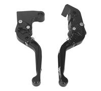 Focket Leviers d'embrayage de Frein de Moto, Ensemble d'embrayage et de Levier de Frein Pliables à Longueur Réglable, Alliage 'aluminium CNC 6061 avec Mécanisme Pliable Permettant 'économiser de