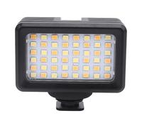 Focket Lumière de Caméra LED étanche, 48 Pcs Perles de Plongée Portable avec 2700-5600k Température de Couleur Réglable pour Les Caméras et Trépieds Action