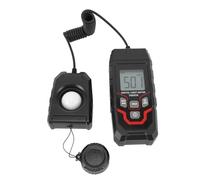 Focket Luxmètre Numérique, Capteur Extensible Flexible, Précis, 400-700 Nm, Compteur PAR avec Maintien des Données, Fonctions Min pour Plantes, Phares, Maison, Bureau, Ambiance