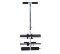 Focket Machine à Ruban pour Lignes de Terrain, Hauteur Réglable 70 à 80 Cm, Machine à des Lignes à Poignée Ergonomique, à pour Parking avec Roues Pivotantes, Système à Double Roue pour Terrains de