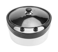 Focket Machine à torréfier le café, grande capacité 0-240 degrés Réglage de la torréfaction des grains de café Torréfaction efficace Torréfaction électrique des grains de café (Prise UE