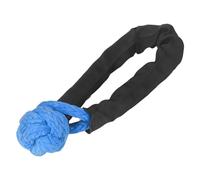 Focket Manille Souple, Corde de Récupération Synthétique de 20 Mm, 41 000 LBS, Corde de Remorquage Légère et Durable avec Manchon de Protection pour Bateau, ATV, UTV, SUV, Camion (Blue)