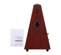 Focket Métronome Mécanique, Gamme 40-208 BPM, Métronome à Mouvement en Laiton Massif pour Piano, pour Guitare avec Couvercle à Charnière, Contrôle du Tempo Coulissant pour Guitare, Piano, Tambour,