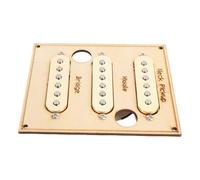 Focket Micros à Bobine Unique, Alnico 5 Aimants Pièces de Pôles Décalées, Micros à Câblage Vintage, Ensemble de Telecaster avec Couvercle Amovible pour Remplacement de Réparation de Guitare