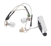 Focket Micros pour Guitare électrique, Faisceau pré-câblé pour Guitares TL, Micro fermé avec Micro Manche, Commande 1T1V, Potentiomètre 250K, Prise de Sortie 6 35 Mm pour Blues Country Punk Hard