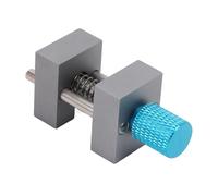 Focket Mini étau d'établi, Largeur de Mâchoire de 1,18 Pouces, Taille Compacte avec 4 Tiges en Acier Inoxydable, Manchons en Silicone, étau de Presse pour Perceuse, à Bijoux avec 10 Trous de