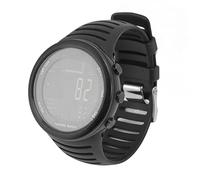 Focket Montres de Pêche en Plein Air, Imperméable Multifonctionnel Baromètre de la Pêche Montre Boussole Température du Thermomètre Sports de Plein Air Montre Numérique pour Hommes (Noir)
