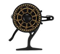 Focket Moulinet de Pêche sur Glace en Ligne, 3+1 Roulements à Billes, Rapport de Transmission 3:1, Contrôle Magnétique de la Vitesse de Descente, Bobine en Aluminium Usinée CNC (Main Gauche)