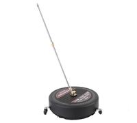 Focket Nettoyeur Haute Pression 15,8 Pouces, en Acier Inoxydable, avec 4 Roues, 3 600 psi, raccord Rapide 1/4 Pouce, pour béton, terrasse, Trottoir, terrasse