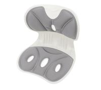 Focket Oreiller de Soutien Lombaire pour Chaise de Bureau, Soutien Dorsal Ergonomique pour la Correction de la Posture et Le Soulagement des Douleurs Dorsales, Coussin de Siège (Gray)