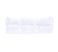 Focket Organisateur de Rangement pour Jouets de Bain, Support de Rangement en Filet à 3 Compartiments pour Jouets de Bain, séchage Rapide, pour Un accès et Un faciles (Grille à Trois Motifs léopard