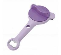 Focket Ouvre-bocal, Ouvre-bouteille Réglable 4 en 1 en Acier Inoxydable,
