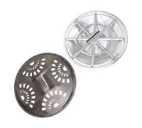 Focket Pièces de Rechange pour Guitare à Résonateur Dobro, 2 Pièces, Cônes en Alliage D'aluminium, écrans de Rosace, Selle de Pont pour Guitare Dobro, Pont Araignée, Accessoire de Cordier