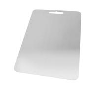 Focket Planches à Découper pour la Cuisine, Ti Metal Couping Boîte Lave-vaisselle en Toute sécurité avec un Tapis de Silicone pour Cuisine à la Maison Extérieure (36 * 25cm)