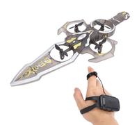 Focket Planeur RC Flying Sword, Drone télécommandé Facile à Piloter pour Enfants Adultes de 8 à 16 Ans, épée Volante Légère à Distance avec Lumière, Retournement à 360°