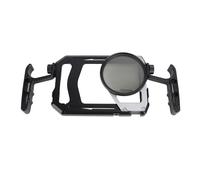 Focket Plate-forme Vidéo pour Smartphone, Cage de Téléphone en Alliage en Aluminium avec des Poignées de Filtre ND pour le Tournage, le Vlogging, le Tournage Vertical Horizontal en Streaming en Direct