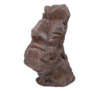 Focket Porte-Lunettes, Support de Lunettes en Résine Synthétique Robuste, Support de avec un Design Unique en Pierre de l'île de Pâques pour la Décoration de Bureau à Domicile et les Cadeaux