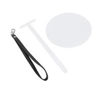 Focket Porte-poignet, Support de Fil Acrylique Portable avec Rotation à 360 Degrés pour les Voyages et les Projets de Crochet en Plein Air (Couleur transparente)