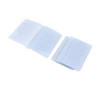 Focket Portefeuille de Cartes de Crédit Insert en PVC Transparent Transparent, 3pcs 10 20 30 Pages, Support de Carte de Crédit à Plusieurs Usages pour L'entreprise de Voyage Familiale