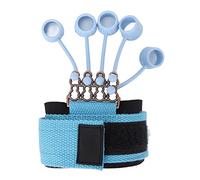 Focket Renforcement des Doigts, Matériau en Silicone Souple de 9,1 Kg ou 18,1 Kg, Universel pour la Main Gauche et Droite, Exercice de Force de Préhension pour les Mains avec 5 Poignets de Rechange