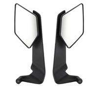 Focket Rétroviseurs moto Remplacement pour Tuono V4, 1290 Super 790, Z650 Z900 Z1000 Z H2 1000, rétroviseur moto Wind Wing latéral réglable à 360° et pivotant