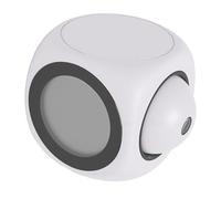 Focket Réveil à Projection avec Rapport Vocal en Anglais, Horloge de Projection Numérique LCD Rétroéclairée au Plafond pour Chambre d'enfant, Horloge électronique Alimentée par Batterie USB pour