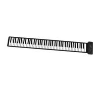 Focket Roll Up Piano, 88 Touches avec 128 Tons 128 Rythmes Clavier Pliant en Silicone pour l'éducation Musicale Portable avec une Fonction d' de Haut-parleur