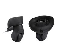 Focket Roues de Remplacement de Roues en PVC Solides avec des Rouleaux Calmes Simples, 2 Pièces/Ensembles Ensembles D'accessoires