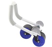 Focket Rouleau Abdominal avec Support de Coude, Technologie de Rebond Automatique, Roue Abdominale à Double Roue, équipement d'entraînement de Base avec 5 Couches de Matériaux Antidérapants pour la