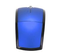 Focket Souris sans Fil, 2.4G Ergonomic Folding Portable Travel Mouse with Magnetic Power Off Switch Battery Indicator Display, for Laptop PC Computer Wins 7 Vista (Blue)