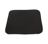 Focket Tapis de Litière pour Chat, Tapis de Piégeage de Litière en EVA Imperméable Double Couche, de Bac à avec de Grands Trous en Nid d'abeille Résistant à l'urine pour Les Chats d'intérieur