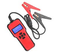 Focket Testeur de Batterie de Voiture, écran LCD 12 V 2,4 Pouces, Résistance à la Tension, Valeur CCA avec 4 Options de Fonction, Systèmes d'évaluation Multiples, Analyseur de Batterie Numérique pour