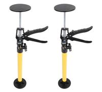 Focket Tie de Support de l'armoire, Poteau Télescopique Réglable en Acier en Alliage avec Coussinets Non Glissants pour la Prise de Cloisons Sèches Installation de l'armoire, 2 Pcs 40 Kg Roulement