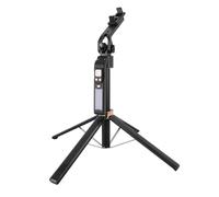 Focket Trépied de Téléphone, Suivi Automatique du Visage, Contrôle Gestuel, Perche à Selfie Extensible de 1,8 M, Kit de Vlogging avec Télécommande et éclairage de beauté pour l'enregistrement Vidéo