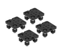 Focket V Gantry Plate, 4PCS Aluminium en Alliage en Alliage avec Roues pour les Pièces Imprimantes 3D de la Série 2020V.