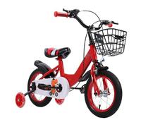 Focket Vélo pour Enfants pour Garçons, Filles de 3 à 10 Ans, Vélo Enfant avec Panier de Roues D'entraînement, Siège Réglable Easy Learning Bicycle Kid Bike pour Enfant en Bas (14 Pouces)